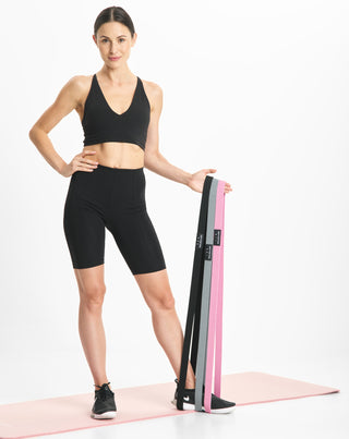Długie gumy oporowe do ćwiczeń fitness Body Functions 208 cm zestaw 3 szt._3 - 3