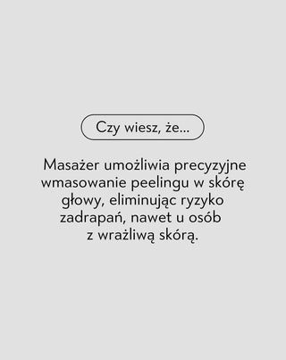 Zestaw masażer silikonowy + peeling enzymatyczny do oczyszczenia i stymulacji mikrokrążenia skóry głowy Twisty - 6