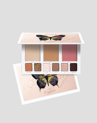 Paleta do makijażu Butterfly Makeup róże i bronzery Affect Professional Cosmetics