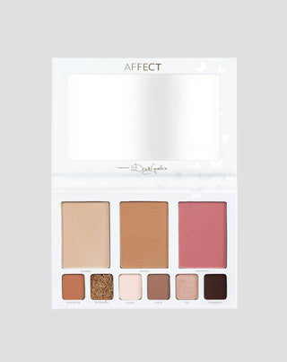 Paleta do makijażu Butterfly Makeup róże i bronzery Affect Professional Cosmetics