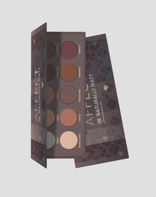Paleta cieni prasowanych Naturally Matt Pressed Eyeshadows Palette Affect Professional Cosmetics