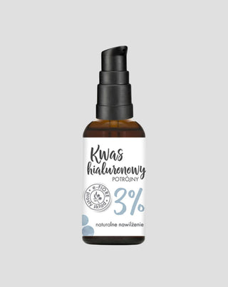 Potrójny kwas hialuronowy 3% nawilżający i poprawiający jędrność skóry E-Fiore - 1