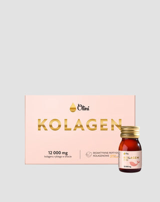 Kolagen morski do picia z kompleksem składników anti-aging 15 szotów Olini - 1