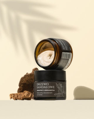 Naturalny dezodorant w kremie Drzewo sandałowe, Grejpfrut i Bergamotka Mglife - 3
