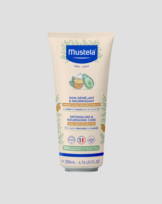 Odżywka ułatwiająca rozczesywanie z organicznym masłem shea i olejem z awokado Mustela - 1