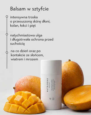 Balsam do ciała w sztyfcie intensywnie odżywiający z naturalnymi olejami Nutridome - 4