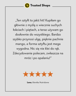 Balsam do ciała w sztyfcie intensywnie odżywiający z naturalnymi olejami Nutridome