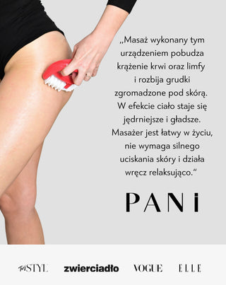 Masażer antycellulitowy z wypustkami zwalcza cellulit i zmniejsza napięcie mięśni Crush my Celloo - 4