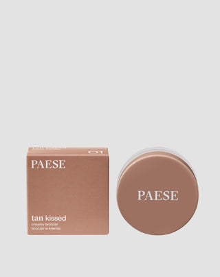 Kremowy bronzer w chłodnym odcieniu Tan kissed 01 Paese