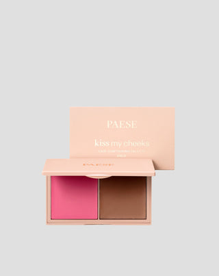 Kremowa paleta do konturowania twarzy kiss my cheeks cold Paese - 3
