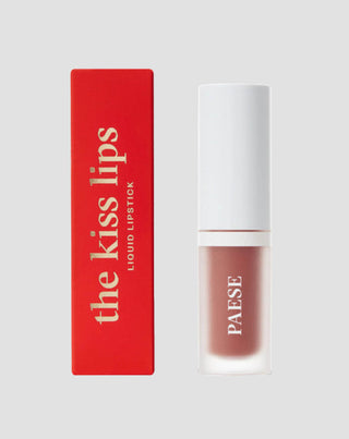 Lekka, matowa pomadka w płynie bez uczucia lepkości The Kiss Lips 01 Nude Beige Paese - 1