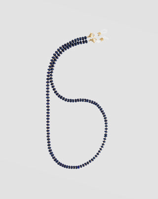 Łańcuszek do okularów z kamieni naturalnych lapis lazuli Mys - 1