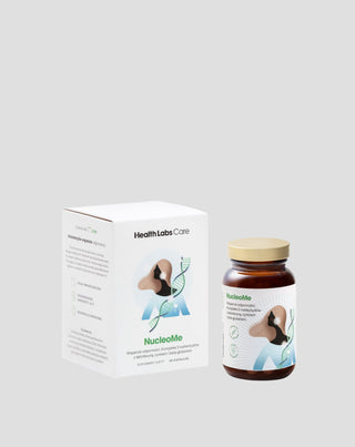 Suplement wspierający odporność z nukleotydami, cynkiem, laktoferyną i beta-glukanem NucleoMe Health Labs Care 60 kapsułek - 2