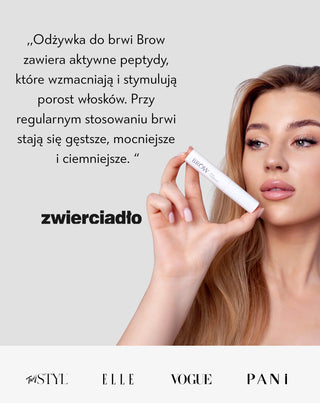 Wzmacniająca odżywka do brwi z wyciągiem z pokrzywy i żeń-szenia Brow Orphica Clinic