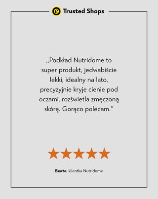 Rozświetlający podkład nawilżający z kwasem hialuronowym Nutridome_6