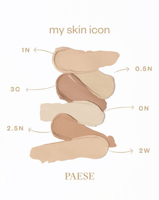 Podkład do twarzy matujący 0N alabaster My Skin Icon Paese - 3