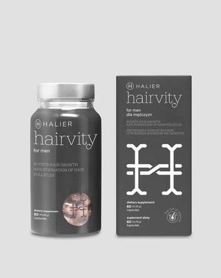 Tabletki na wypadanie włosów dla mężczyzn na łysienie Hairvity Men Halier 60 kapsułek