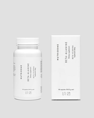 Beta-alanina 700 mg na wydolność i redukcję zmęczenia mięśniowego Nutridome, 60 kapsułek - 2