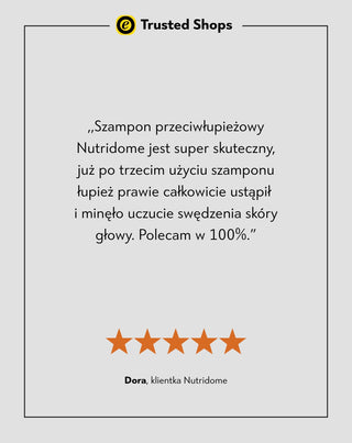 Przeciwłupieżowy szampon do włosów z piroktonem olaminy o działaniu nawilżającym Nutridome