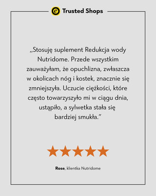Tabletki na nadmiar wody w organizmie Redukcja wody Nutridome 60 kapsułek