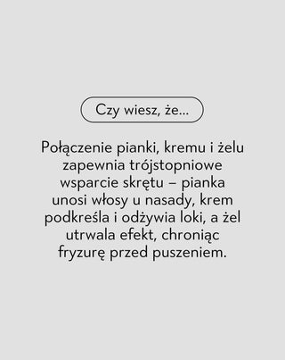 Zestaw krem + pianka + żel do loków do stylizacji i pielęgnacji włosów kręconych i falowanych Twisty - 6