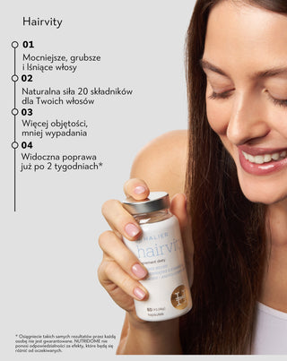 Tabletki na wypadanie i porost włosów dla kobiet Hairvity Halier 60 kapsułek - 3