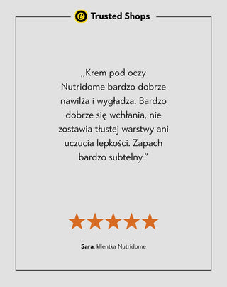 Krem pod oczy nawilżający na zmarszczki i cienie z ekstraktem z pereł Nutridome