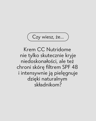 Kryjący krem do twarzy CC SPF 48 z kolagenem i naturalnymi olejami 02 Light Beige Nutridome - 4