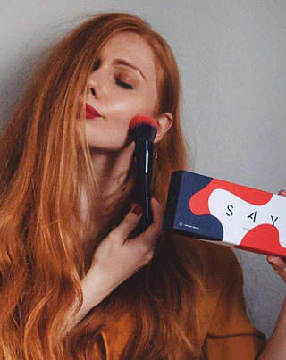 Pędzel do pudru bez efektu pylenia sypkich kosmetyków nr 11 Say Makeup - 2