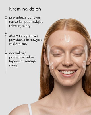 Przeciwtrądzikowy krem na dzień z kwasem salicylowym i azelainowym na niedoskonałości Anti-Acne Orphica Clinic 50 ml - 2