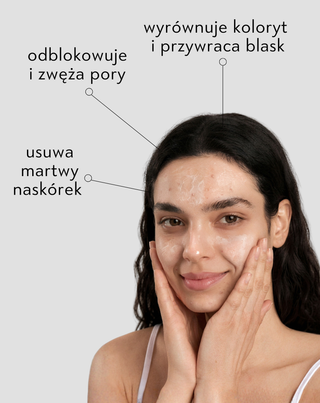 Peeling do twarzy do skóry trądzikowej z niacynamidem, pantenolem, BHA i mikrogranulkami Anti-Acne Orphica Clinic - 2