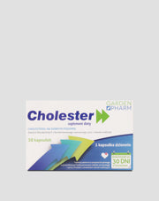 Kapsułki wspomagające utrzymanie cholesterolu na prawidłowym poziomie Cholester GardenPharm 30 kapsułek