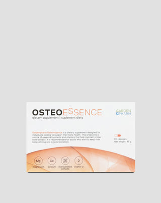 Suplement diety wspierający zdrowie i prawidłową gęstość kości Osteoessence Gardenpharm 60 kapsułek - 1