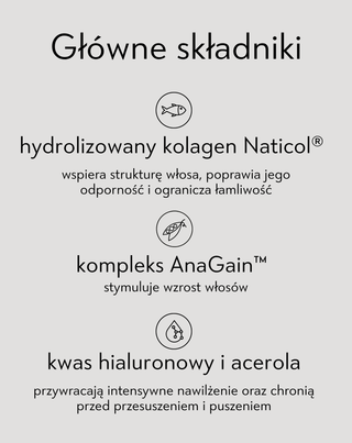 Kolagen do picia w proszku hydrolizowany Naticol na porost włosów z biotyną Hydrokolagen Twisty, kuracja 30 dni - 4