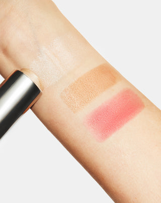 Zestaw do makijażu róż, bronzer, rozświetlacz uniwersalny do każdego rodzaju skóry Aggie - 3